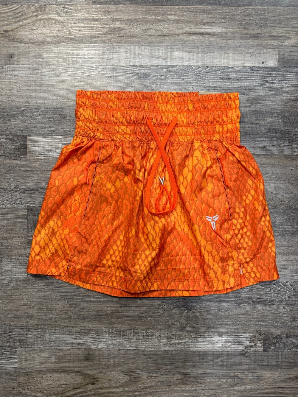 Nike x Kobe Lifestyle Woven Skort IB2720-819 Orange Snakeskin Tennis Casual